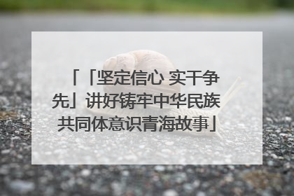 「坚定信心 实干争先」讲好铸牢中华民族共同体意识青海故事