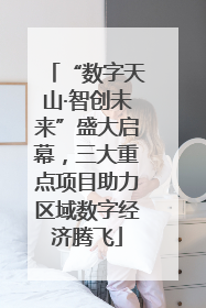 “数字天山·智创未来”盛大启幕，三大重点项目助力区域数字经济腾飞