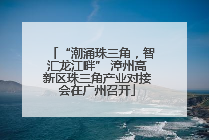 “潮涌珠三角，智汇龙江畔” 漳州高新区珠三角产业对接会在广州召开
