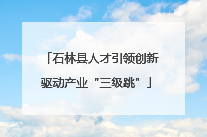 石林县人才引领创新驱动产业“三级跳”