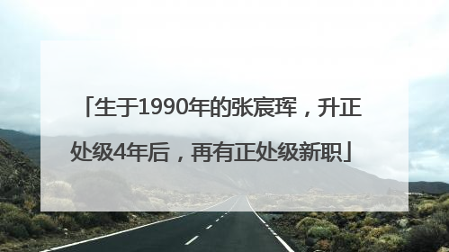 生于1990年的张宸珲，升正处级4年后，再有正处级新职