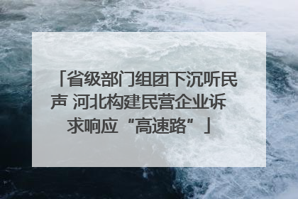 省级部门组团下沉听民声 河北构建民营企业诉求响应“高速路”