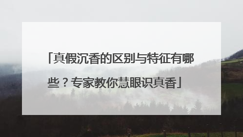 真假沉香的区别与特征有哪些？专家教你慧眼识真香