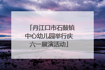 丹江口市石鼓镇中心幼儿园举行庆六一展演活动
