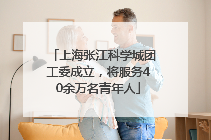 上海张江科学城团工委成立，将服务40余万名青年人