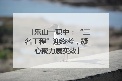 乐山一职中：“三名工程”迎终考，凝心聚力展实效