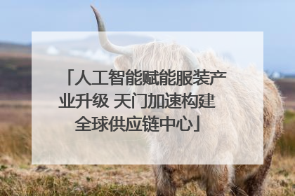 人工智能赋能服装产业升级 天门加速构建全球供应链中心