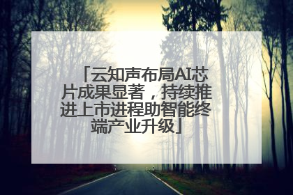 云知声布局AI芯片成果显著，持续推进上市进程助智能终端产业升级