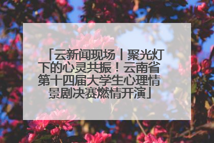 云新闻现场丨聚光灯下的心灵共振！云南省第十四届大学生心理情景剧决赛燃情开演