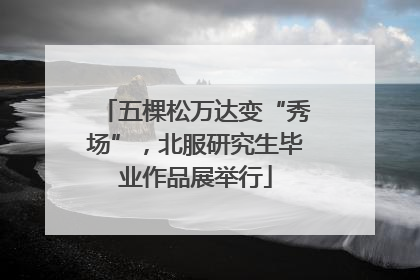 五棵松万达变“秀场”，北服研究生毕业作品展举行