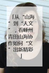 从“山海”到“人文”，看嵊州青田山海协作如何“文”出新精彩