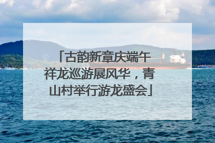 古韵新章庆端午 祥龙巡游展风华，青山村举行游龙盛会