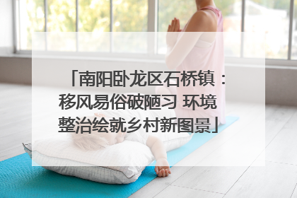 南阳卧龙区石桥镇：移风易俗破陋习 环境整治绘就乡村新图景