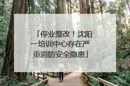 停业整改！沈阳一培训中心存在严重消防安全隐患
