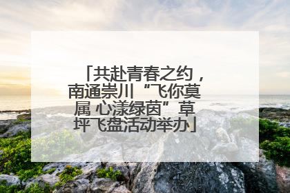 共赴青春之约，南通崇川“飞你莫属 心漾绿茵”草坪飞盘活动举办