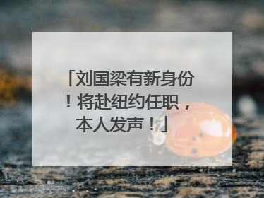 刘国梁有新身份！将赴纽约任职，本人发声！