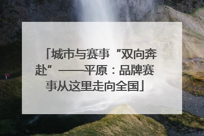 城市与赛事“双向奔赴”——平原：品牌赛事从这里走向全国