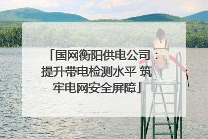国网衡阳供电公司：提升带电检测水平 筑牢电网安全屏障