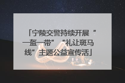 宁陵交警持续开展“一盔一带”“礼让斑马线”主题公益宣传活