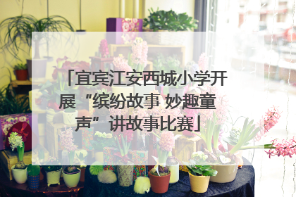 宜宾江安西城小学开展“缤纷故事 妙趣童声”讲故事比赛