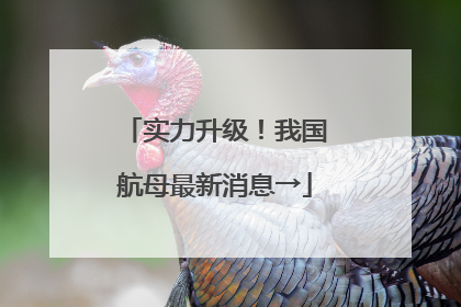 实力升级！我国航母最新消息→