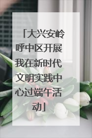 大兴安岭呼中区开展我在新时代文明实践中心过端午活动