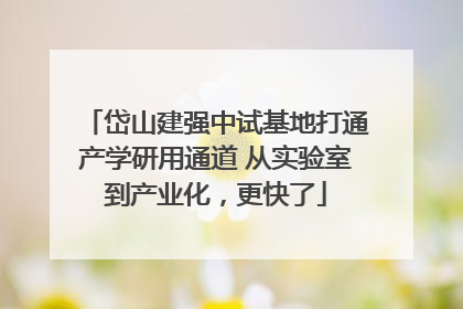 岱山建强中试基地打通产学研用通道 从实验室到产业化，更快了