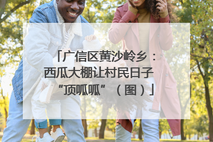 广信区黄沙岭乡：西瓜大棚让村民日子“顶呱呱”（图）