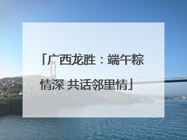 广西龙胜：端午粽情深 共话邻里情
