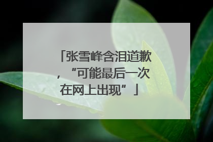 张雪峰含泪道歉，“可能最后一次在网上出现”