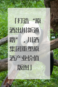 打造“原酒出川新通路”，川酒集团重塑原酒产业价值版图
