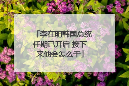 李在明韩国总统任期已开启 接下来他会怎么干