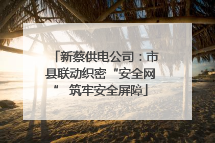 新蔡供电公司：市县联动织密“安全网” 筑牢安全屏障