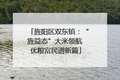 旌阳区双东镇：“旌益态”大米领航 优粮富民谱新篇