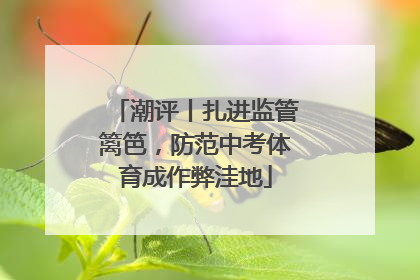 潮评丨扎进监管篱笆，防范中考体育成作弊洼地