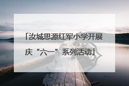 汝城思源红军小学开展庆“六一”系列活动