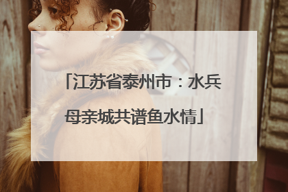 江苏省泰州市：水兵母亲城共谱鱼水情