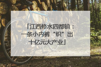 江西修水四都镇：一条小内裤“织”出十亿元大产业