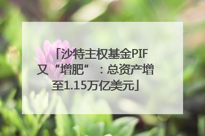 沙特主权基金PIF又“增肥”：总资产增至1.15万亿美元