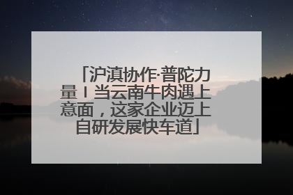 沪滇协作·普陀力量〡当云南牛肉遇上意面，这家企业迈上自研发展快车道
