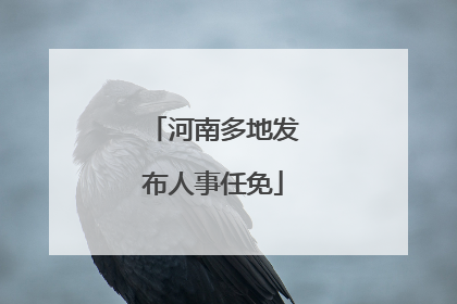 河南多地发布人事任免