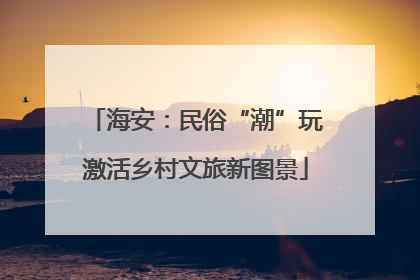 海安：民俗“潮”玩激活乡村文旅新图景