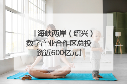 海峡两岸（绍兴）数字产业合作区总投资近600亿元