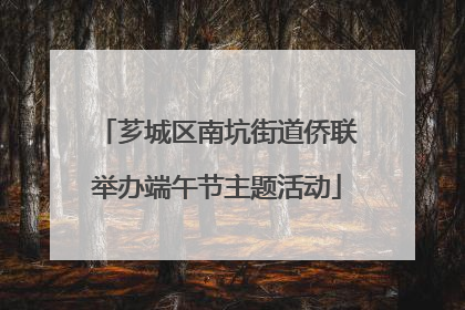 芗城区南坑街道侨联举办端午节主题活动