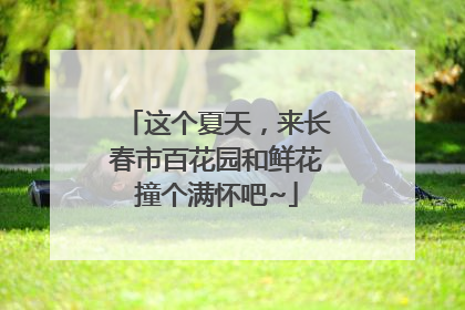 这个夏天，来长春市百花园和鲜花撞个满怀吧~