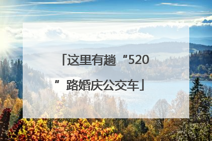 这里有趟“520”路婚庆公交车