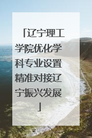 辽宁理工学院优化学科专业设置精准对接辽宁振兴发展
