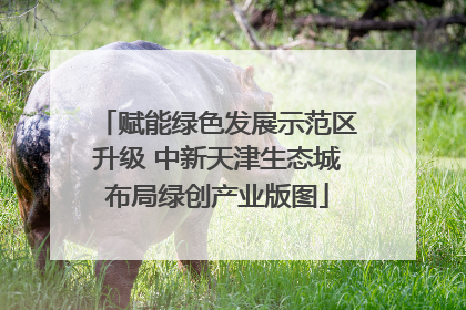 赋能绿色发展示范区升级 中新天津生态城布局绿创产业版图