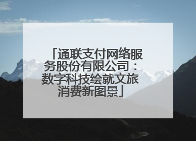 通联支付网络服务股份有限公司：数字科技绘就文旅消费新图景