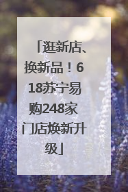 逛新店、换新品！618苏宁易购248家门店焕新升级